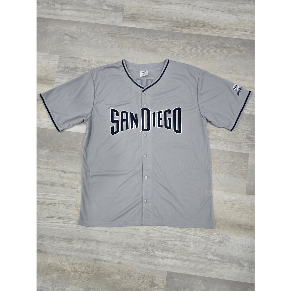 San Diego Padres Austin Hedges #18 Jersey Mens XL Gray MLB Baseball BDA Promo